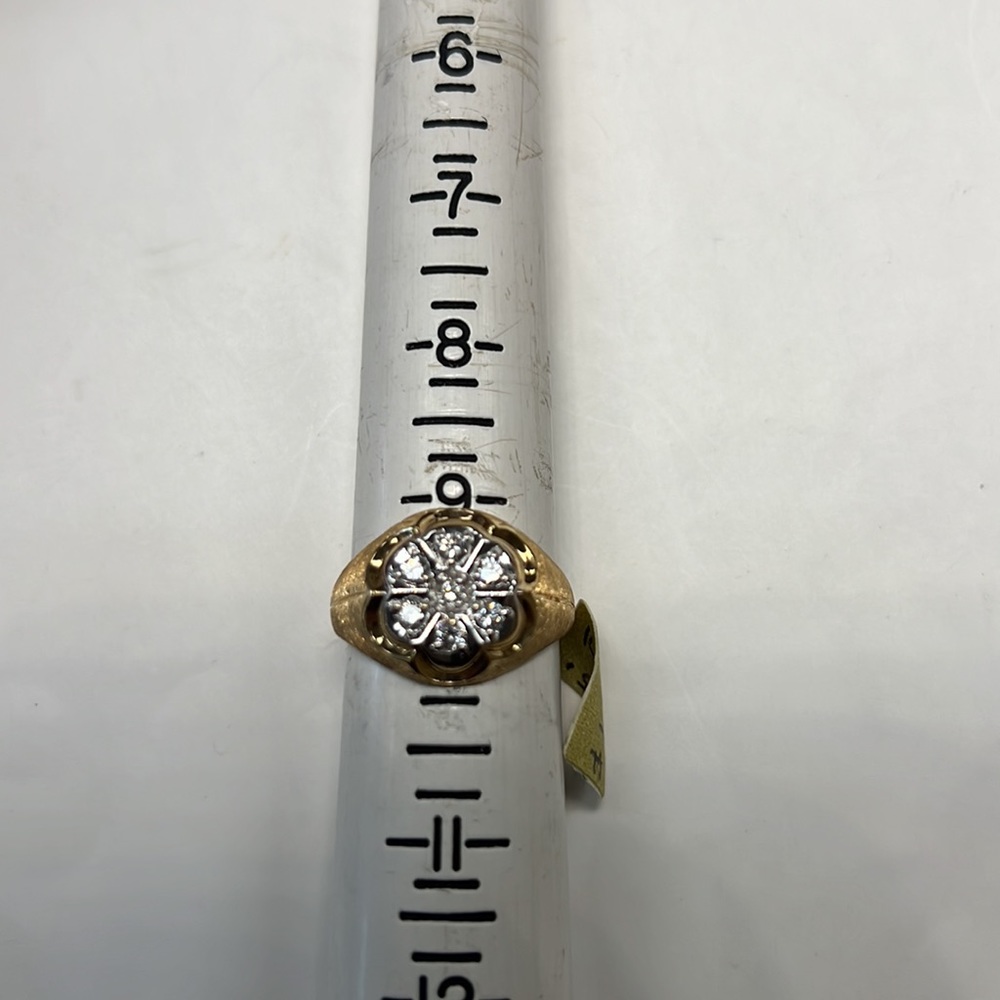 Diamonds 15k Solid Gold Ring - image 3